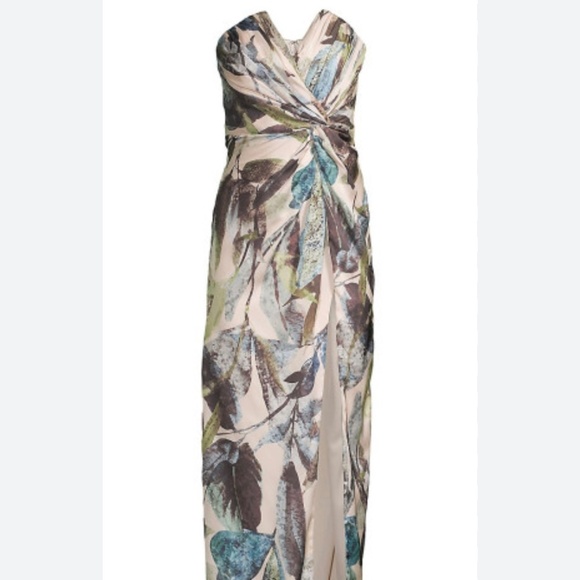 Katie May Finn Leafy Column Gown - Picture 4 of 16